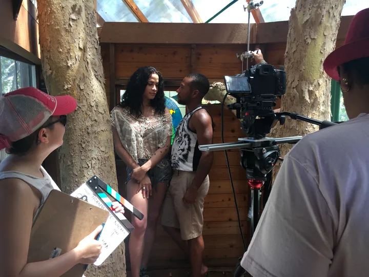 Behind the scenes from Najma, photograph 4