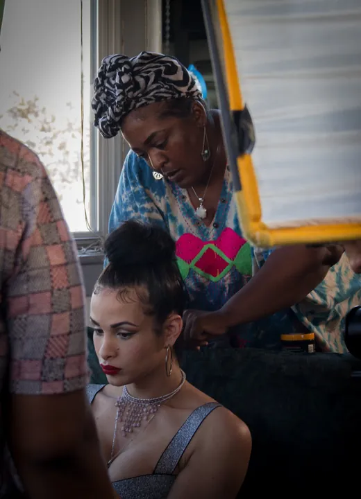 Behind the scenes from Najma, photograph 5