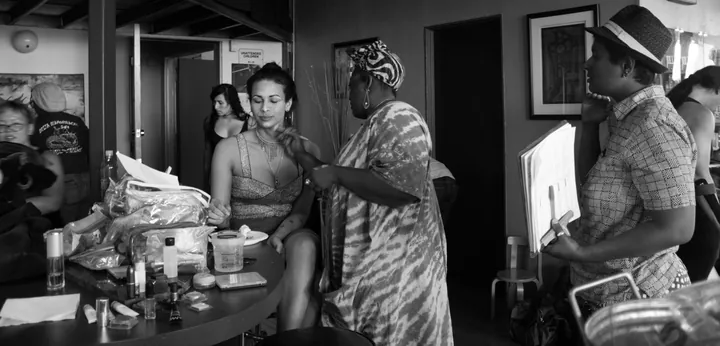 Behind the scenes from Najma, photograph 7
