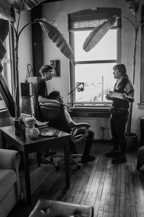 Behind the scenes from Najma, photograph 14