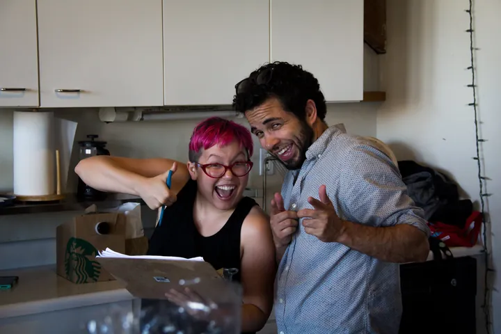 Behind the scenes from Najma, photograph 26