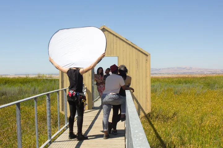 Behind the scenes from Najma, photograph 32